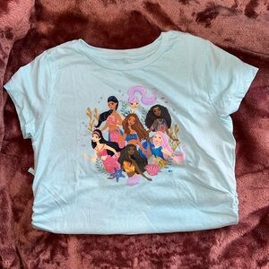 Disney Light Blue Princess Graphic Tee